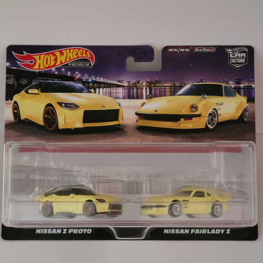 Hot Wheels Premium - Duo Pack - Nissan Z Proto / Nissan Fairlady Z