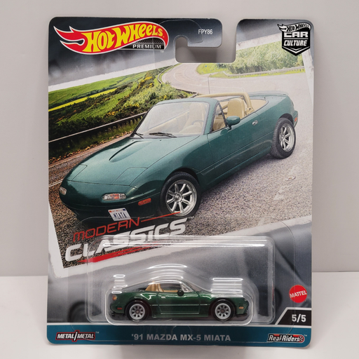 Hot Wheels Premium - Modern Classics - '91 Mazda MX-5 Miata
