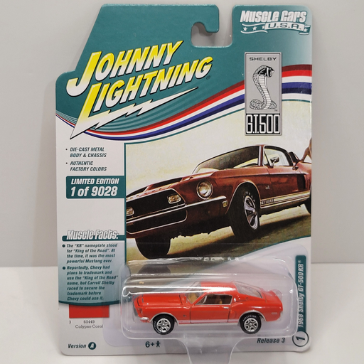 Johnny Lightning Muscle Cars - 1968 Shelby GT-500KR 1/64