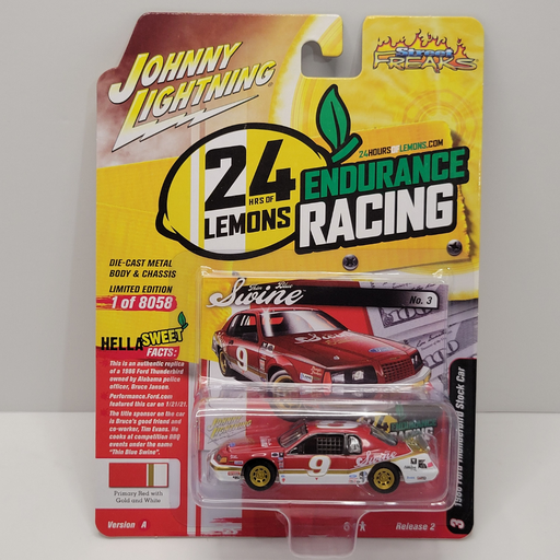 Johnny Lightning Street Freaks - 1986 Ford Thunderbird Stock Car 1/64