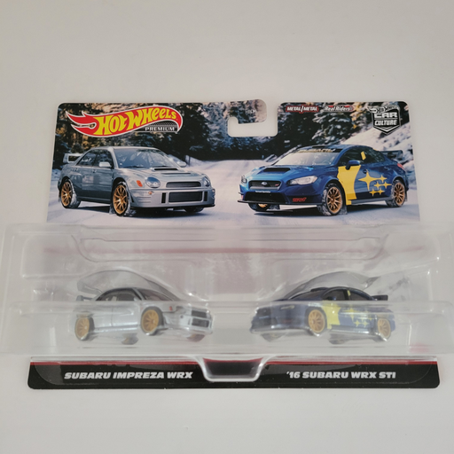 Hot Wheels Premium - Duo Pack - Subaru Impreza WRX / '16 Subaru WRX STI