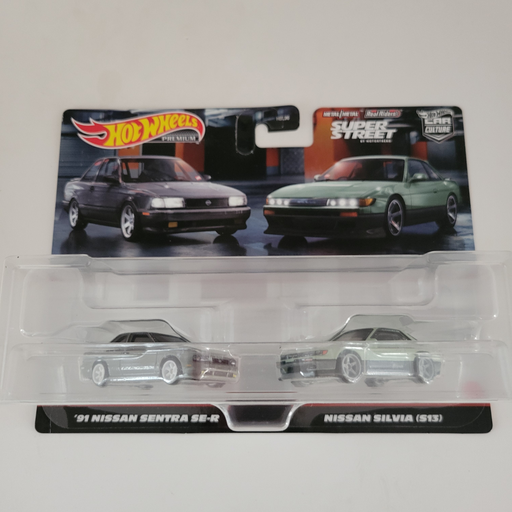 Hot Wheels Premium - Duo Pack - '91 Nissan Sentra SE-R / Nissan Silvia (s13)