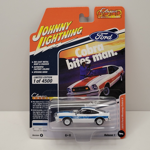 Johnny Lightning Classic Gold - 1978 Ford Mustang Cobra II 1/64