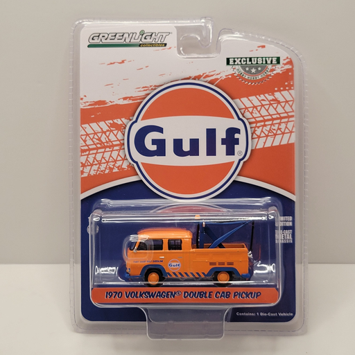 Greenlight - Gulf - 1970 Volkswagen Double Cab Pickup 1/64