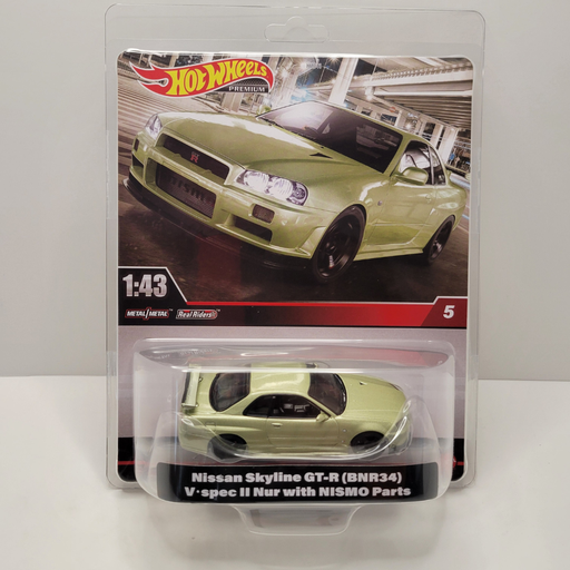 Hot Wheels Premium - Nissan Skyline GT-R (BNR34) 1/43