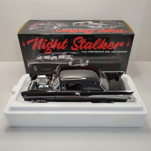 ACME - 1957 Chevrolet Bel Air Gasser Night Stalker 1/18