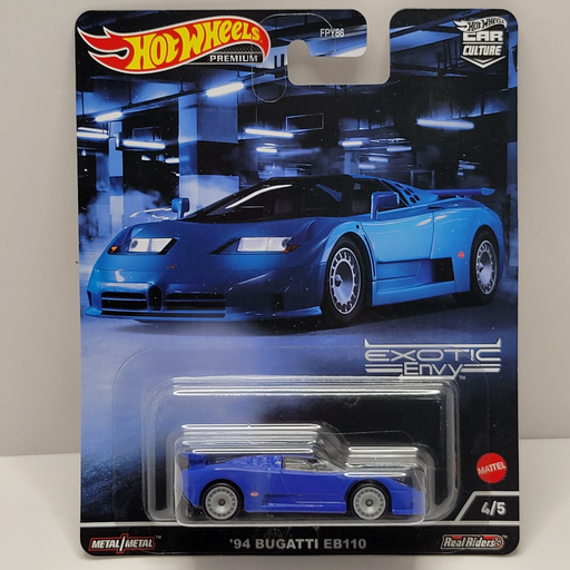 Hot Wheels Premium - Exotic Envy - 94 Bugatti EB110 4/5