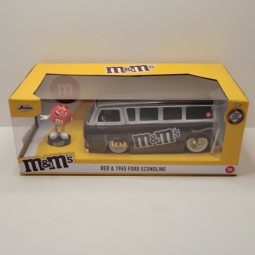 Jada Hollywood Rides - Red M&M & 1965 Ford Econoline 1/24