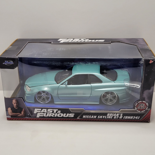 Jada Fast & Furious - Brian's Nissan Skyline GT-R (BNR34) 1/24