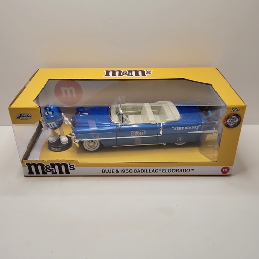 Jada Hollywood Rides - Blue M&M & 1956 Cadillac Eldorado 1/24