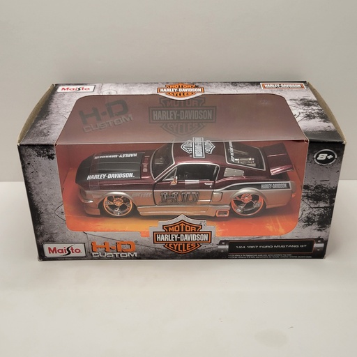 Maisto HD Custom Harley-Davidson - 1967 Ford Mustang GT 1/24