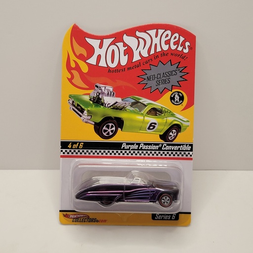 Hot Wheels Red Line Club - Neo-Classics Series 6 - Purple Passion Convertible /11000