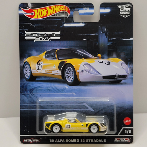 Hot Wheels Premium - Exotic Envy - '69 Alfa Romeo 33 Stradale 1/5