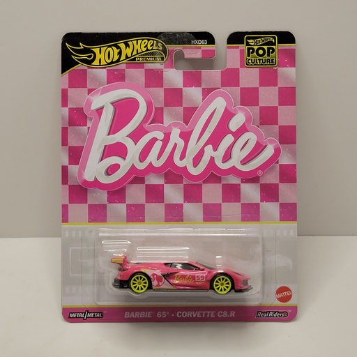 Hot Wheels Premium - Pop Culture 2024 - Barbie Corvette C8.R