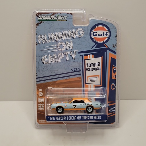 Greenlight - Running On Empty Series 13 - 1967 Mercury Cougar XR7 Trans Am Racer 1/64