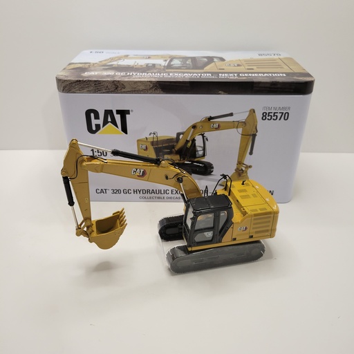 Diecast Masters - CAT - 320 GC Hydraulic Excavator Next Generation 1/50