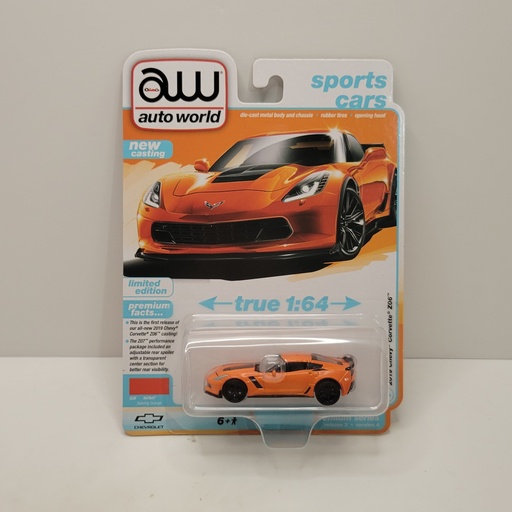 Auto World - 2019 Chevy Corvette Z06 1/64