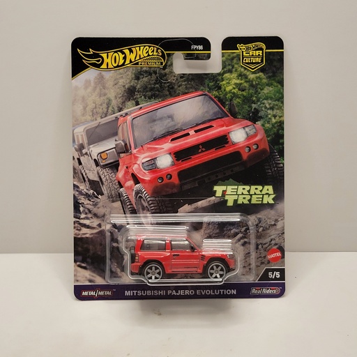 Hot Wheels Premium - Terra Trek - Mitsubishi Pajero Evolution