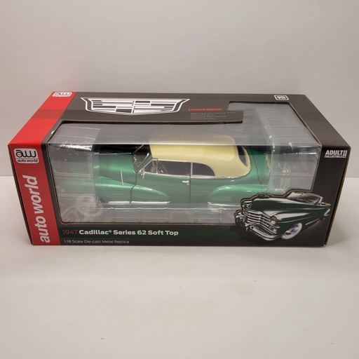 Auto World - 1947 Cadillac Series 62 Soft Top 1/18