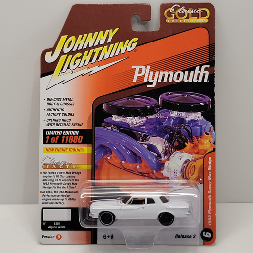 Johnny Lightning Classic Gold - 1962 Plymouth Savoy Max Wedge 1/64