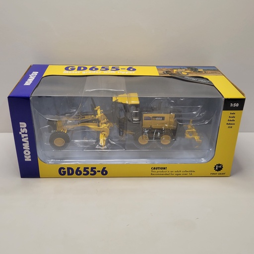 First Gear - Komatsu - GD655-6 Motor Grader 1/50