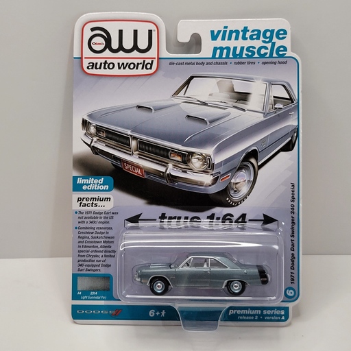 Auto World - 1971 Dodge Dart Swinger 340 Special 1/64