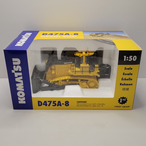 First Gear - Komatsu - D475A-8 Crawler Dozer 1/50