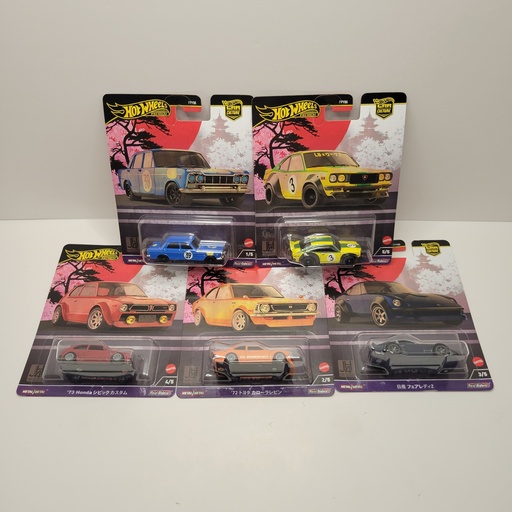 Hot Wheels Premium - Japan Historic 4 - Complete Set