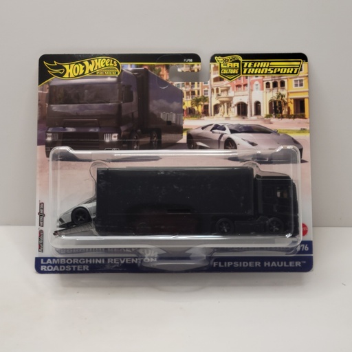 Hot Wheels Team Transport - Lamborghini Reventon Roadster / Flipsider Hauler #76