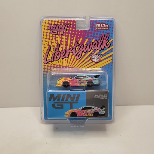 Mini GT #743 - Nissan Silvia (S15) LB-Super Silhouette LBWK Kuma 1/64