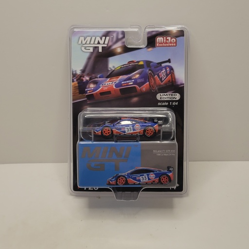 Mini GT #723 - McLaren F1 GTR #33 1996 Le Mans 24HR 1/64