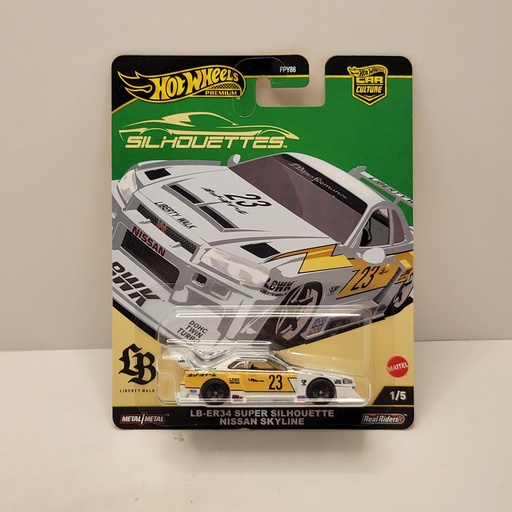 Hot Wheels Premium - Silhouettes - LB-ER34 Super Silhouette Nissan Skyline