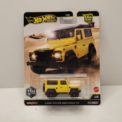 Hot Wheels Premium - Off Road - Land Rover Defender 90