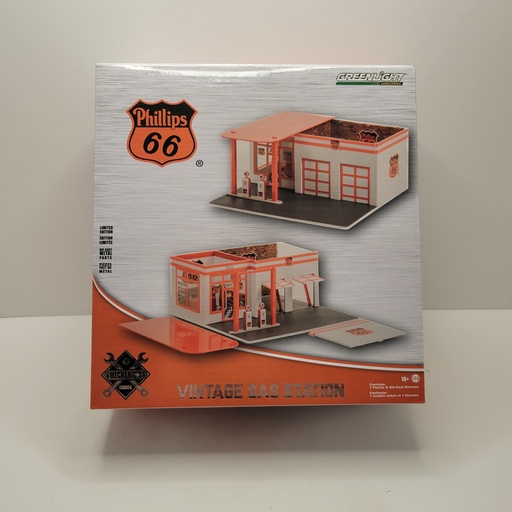 Greenlight - Phillips 66 Vintage Gas Station 1/64