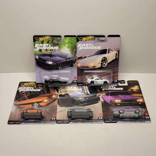 Hot Wheels Premium - Fast & Furious - Set Complet