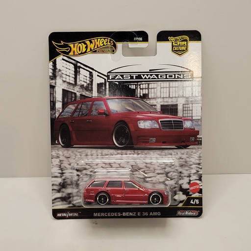 Hot Wheels Premium - Fast Wagons 2 - Mercedes-Benz E 36 AMG