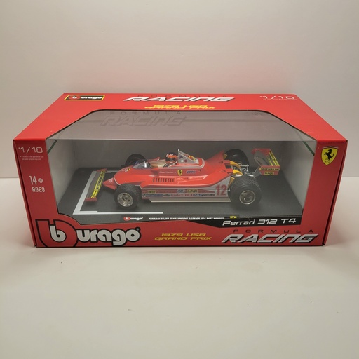 BBurago - Ferrari 312T4 Gilles Villeneuve 1979 GP USA Winner 1/18