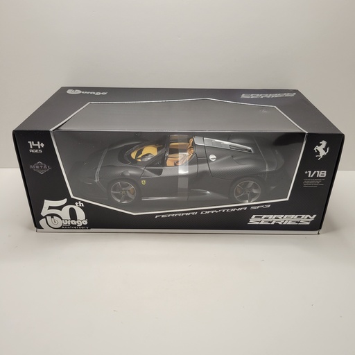Bburago 50th Anniversary - Carbon Series - Ferrari Daytona SP3 1/18