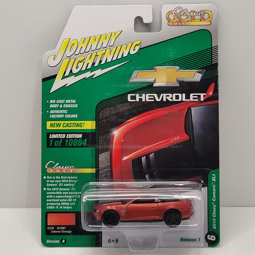 Johnny Lightning Classic Gold - 2013 Chevy Camaro ZL1 1/64