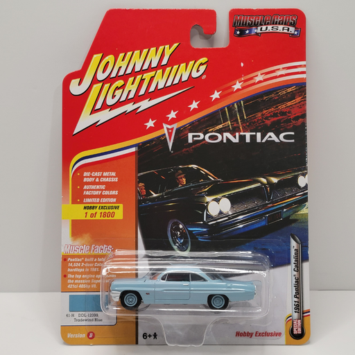 Johnny Lightning Muscle Cars - 1961 Pontiac Catalina 1/64