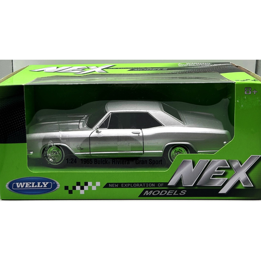 WELLY 1/24 1965 Buick Riviera Grand Sport Silver