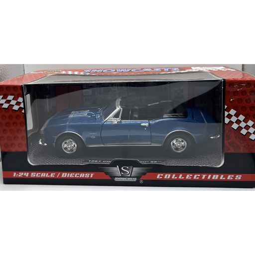 Showcast 1/24 1967 Chevy Camaro SS Convertible Bleu