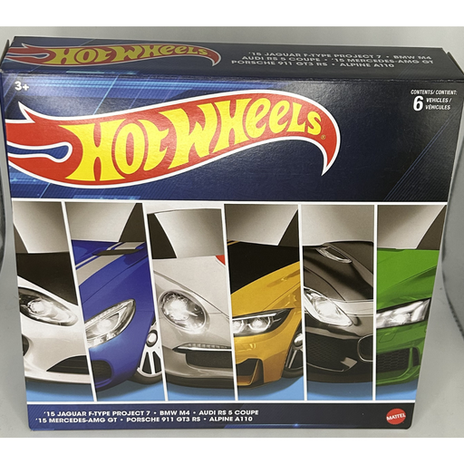 Hot Wheels 1/64 Ensemble de 6 Voitures