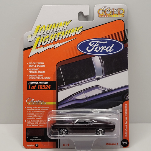 Johnny Lightning Classic Gold - 1969 Ford Torino Talladega 1/64