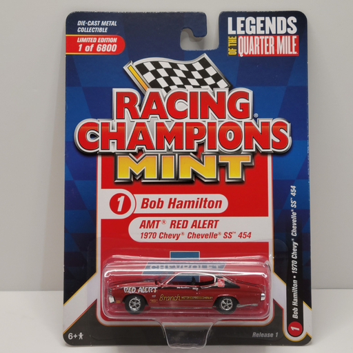 Racing Champions Mint - Bob Hamilton 1970 Chevy Chevelle SS 454 1/64