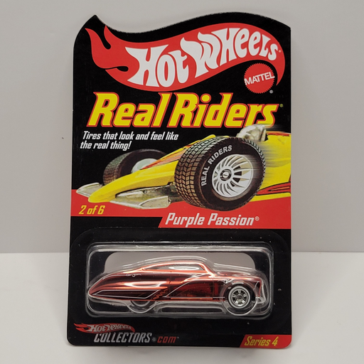 Hot Wheels Red Line Club - Real Riders Series 4 - Purple Passion /11000
