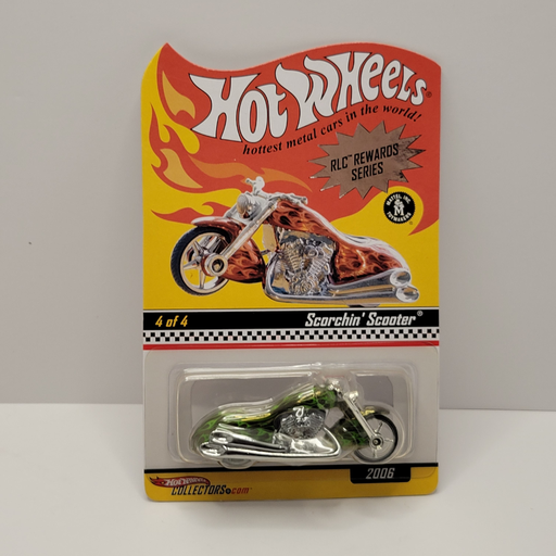 Hot Wheels Red Line Club - 2006 RLC Rewards Series - Scorchin Scooter /3000
