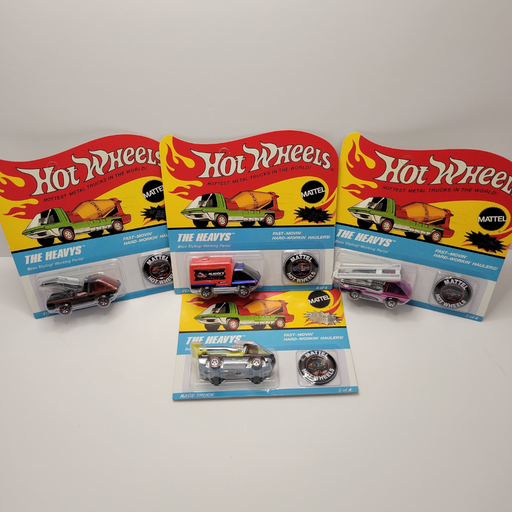 Hot Wheels Red Line Club - RLC Reward Series The Heavys - Complete Set