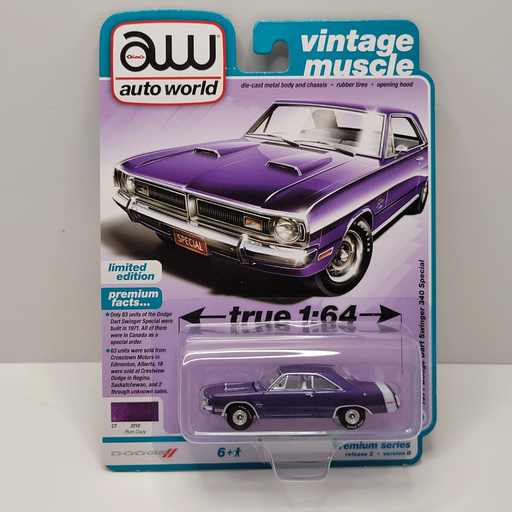 Auto World - 1971 Dodge Dart Swinger 340 Special 1/64